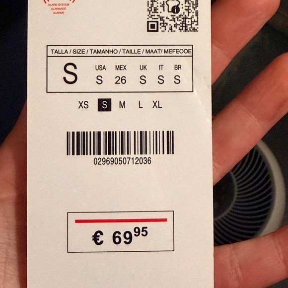 Zara Black and White Sherpa Jacket - Picture 4 of 5